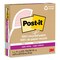 Post-it Notes Super Sticky 4 in. x 4 in. Wanderlust Pastels 70 Sheets Ruled 100% Recycled Paper Super Sticky Notes (3/Pack)